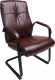 Кресло офисное AksHome Klio Eco (коричневый бриллиант/черный) - 