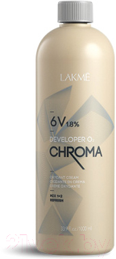 Крем для окисления краски Lakme Chroma Стабилизированный 6V 1.8% (1л)