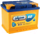 Автомобильный аккумулятор AKOM 6CT-60 Рус L+ 540A (60 А/ч) - 