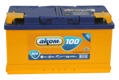 

Автомобильный аккумулятор, 6СТ-100 Евро R+ 920A