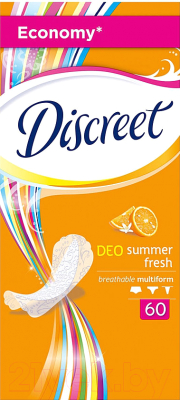 Прокладки ежедневные Discreet Deo Summer Fresh Multiform (60шт)