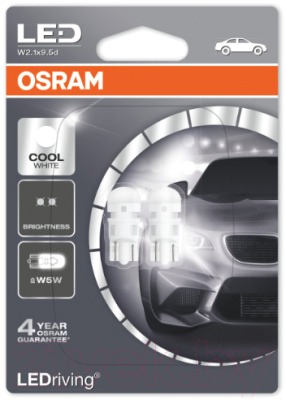 Комплект автомобильных ламп Osram 2880CW-02B