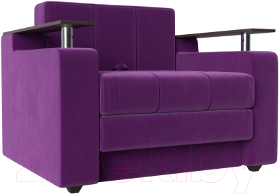 Кресло-кровать Mebelico Комфорт 12 / 58757 (микровельвет, фиолетовый)