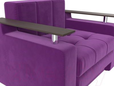Кресло-кровать Mebelico Комфорт 12 / 58757 (микровельвет, фиолетовый)