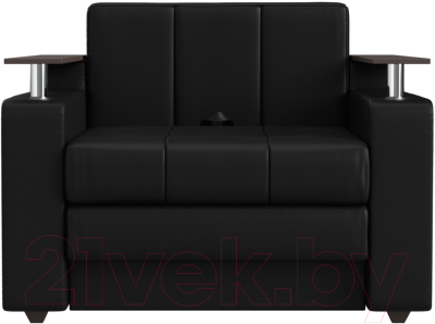 Кресло-кровать Mebelico Комфорт 12 / 58752 (экокожа, черный)