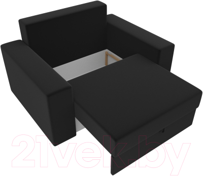 Кресло-кровать Mebelico Мэдисон 14 / 59185 (вельвет, черный)