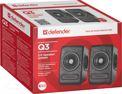 Мультимедиа акустика Defender Q3 / 65403 (черный)