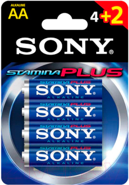 Комплект батареек Sony AM3-B4X2D (6шт)