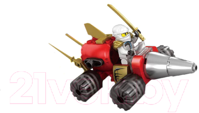 

Конструктор Kazi, Ниндзя. Машинка бур 266-2