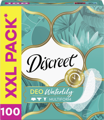 Прокладки ежедневные Discreet Deo Water Lily (100шт)