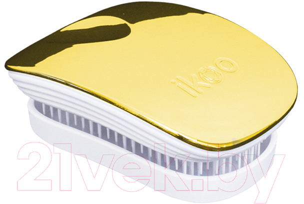 Расческа Ikoo Pocket Metallic Soleil White