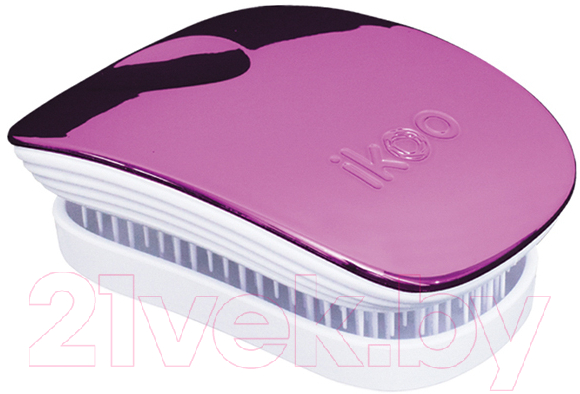 Расческа Ikoo Pocket Metallic Cherry White