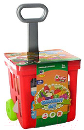 Тележка игрушечная Haiyuanquan Для покупок с продуктами / 661-92