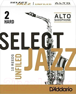 Трость для саксофона RICO RRS10ASX2H Select Jazz