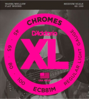 

Струны для бас-гитары D'Addario, ECB81M