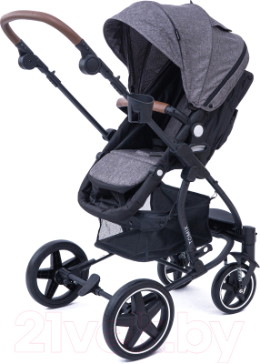 Детская универсальная коляска Tomix Madison 3 в 1 / HP-780 (темно-серый)