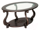 Журнальный столик Мебелик Овация С (темно-коричневый) - 