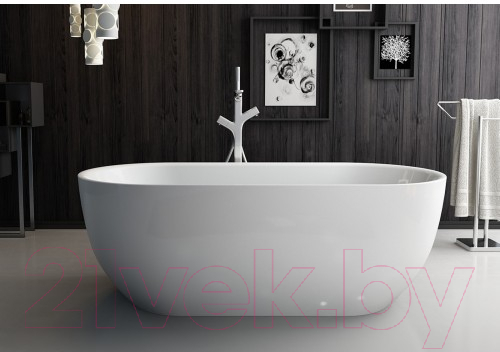 Ванна акриловая BelBagno BB70-1700-800-W/NM