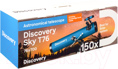 Телескоп Discovery Sky T76 с книгой / 77832