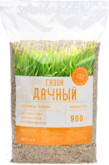 Семена газонной травы Зеленая Русь Газон Дачный (0.9кг)