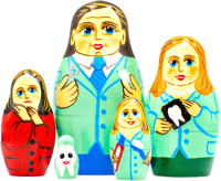 

Матрешка сувенирная Брестская Матрешка, Для декора медицинского офиса 5138