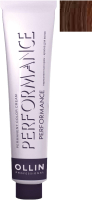 Крем-краска для волос Ollin Professional Performance Permanent Color Cream 6/4  (60мл, темно-русый медный) - 