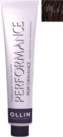 Крем-краска для волос Ollin Professional Performance Permanent Color Cream 4/5 (60мл, шатен махагоновый) - 