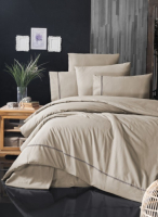 

Комплект постельного белья Karven, Deluxe Ранфорс евро / N029 Alisa Ecru