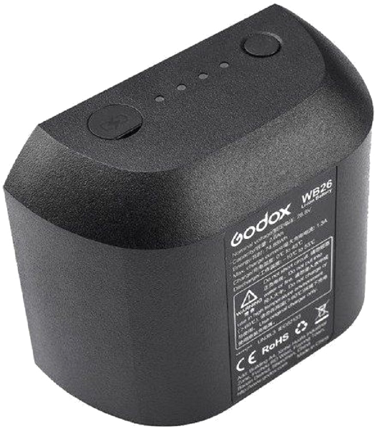 Аккумулятор для вспышки студийной Godox WB26 для AD600Pro / 26371