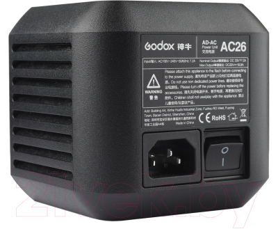 Сетевой адаптер для вспышки студийной Godox AC26 для AD600Pro / 26376