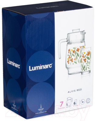 Набор для напитков Luminarc Alvis Red Q9050