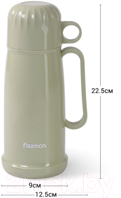 Термос для напитков Fissman 9837 (оливковый)