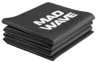 Коврик для йоги и фитнеса Mad Wave Yoga Mat PVC Foldable (черный) - 