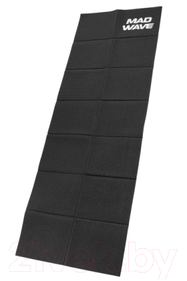 Коврик для йоги и фитнеса Mad Wave Yoga Mat PVC Foldable (черный)