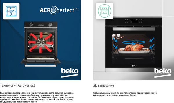 Электрический духовой шкаф Beko BBIM13400XCS
