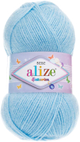Пряжа для вязания Alize Sekerim Bebe 100% акрил / 40 (320м, голубой) - 