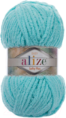 Пряжа для вязания Alize Softy Plus 100% микрополиэстер / 263 (120м, бирюза)