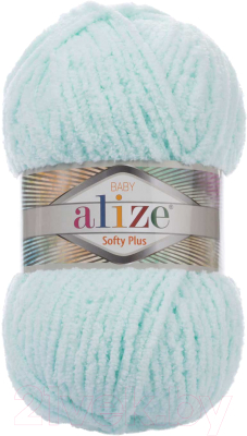 Пряжа для вязания Alize Softy Plus 100% микрополиэстер / 15 (120м, водяная зелень)