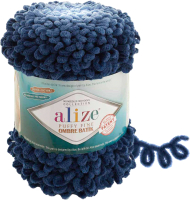 Пряжа для вязания Alize Puffy Fine Ombre Batik 100% микрополиэстер / 7266 (73м, джинс) - 