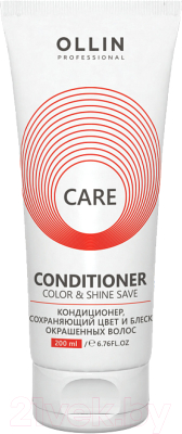 Кондиционер для волос Ollin Professional Care сохраняющий цвет и блеск окрашенных волос (200мл)