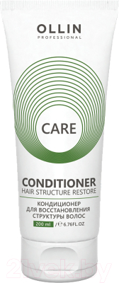 Кондиционер для волос Ollin Professional Care для восстановления структуры волос (200мл)