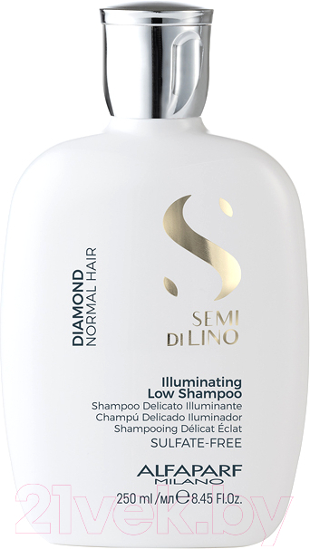 Шампунь для волос Alfaparf Milano Semi Di Lino Diamond Normal Hair предающий блеск (250мл)