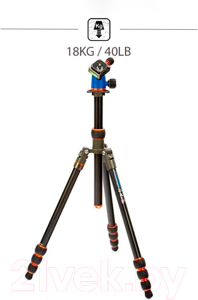 Штатив 3 Legged Thing Punks Travis Tripod Kit With AirHed Neo / TRAVIS