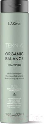 Шампунь для волос Lakme Teknia Organic Balance увлажняющий  (300мл)