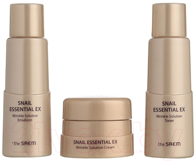 Набор косметики для лица The Saem Snail Essential EX Wrinkle Solution Special Gift 3 Set