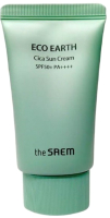 Крем солнцезащитный The Saem Eco Earth Cica Sun Cream  (50г) - 