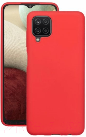 Чехол-накладка Case Matte Lux для Galaxy A12/M12 (красный)