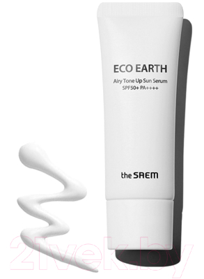 Сыворотка для лица The Saem Eco Earth Airy Tone Up Sun Serum (50мл)