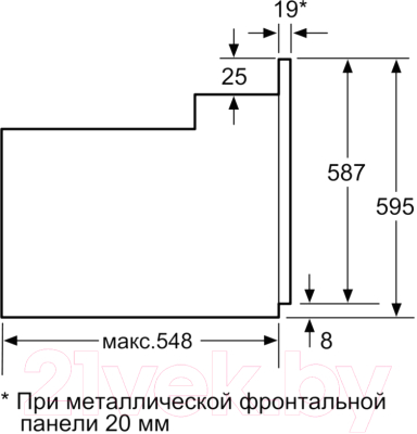 Электрический духовой шкаф Bosch HBJ558YW0Q