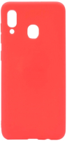 Чехол-накладка Case Matte для Galaxy A20/A30 (красный, фирменная упаковка) - 